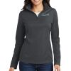 Ladies Pinpoint Mesh 1/2 Zip Thumbnail